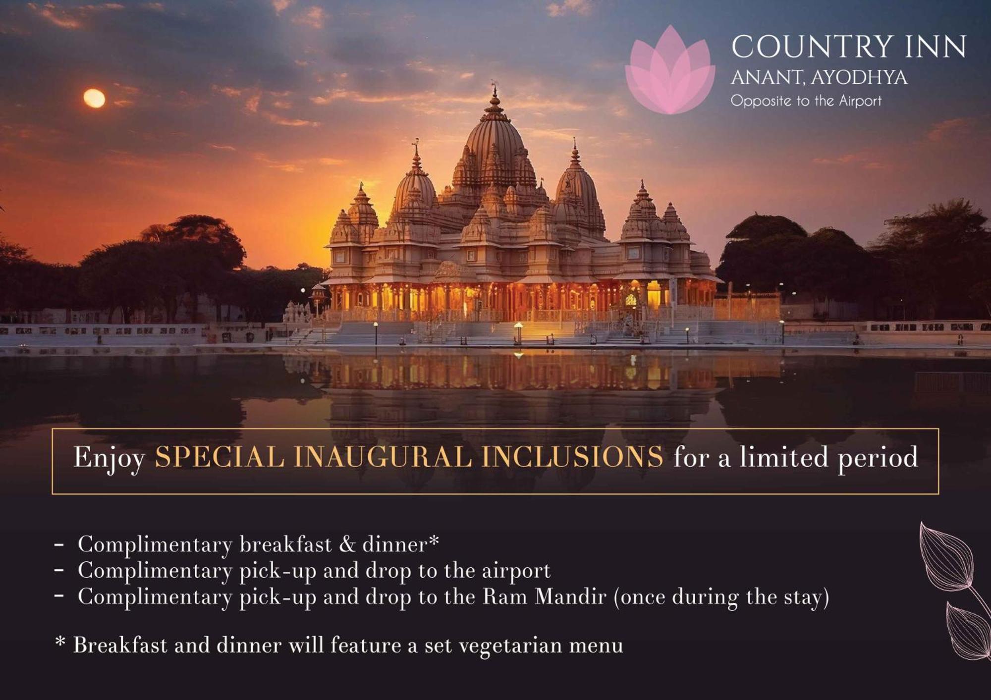 Country Inn Ayodhya - Opposite Airport 외부 사진